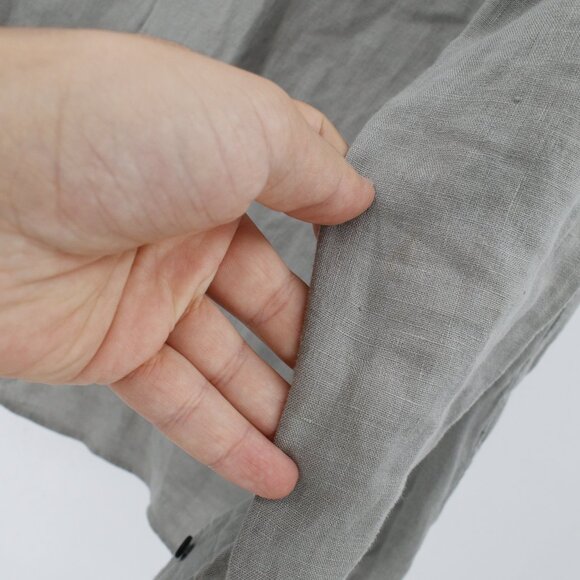 Tom Ford Shirt Mens 16.5 Linen safari military Button Up Long Roll Tab Sleeve - Picture 16 of 16